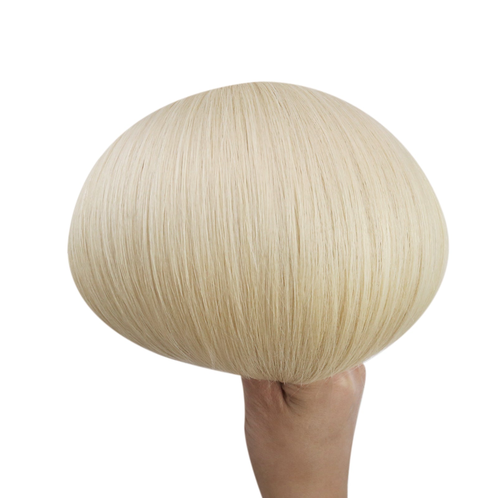 Platinum Blonde Human Hair Tape-In Extensions - 图片 10