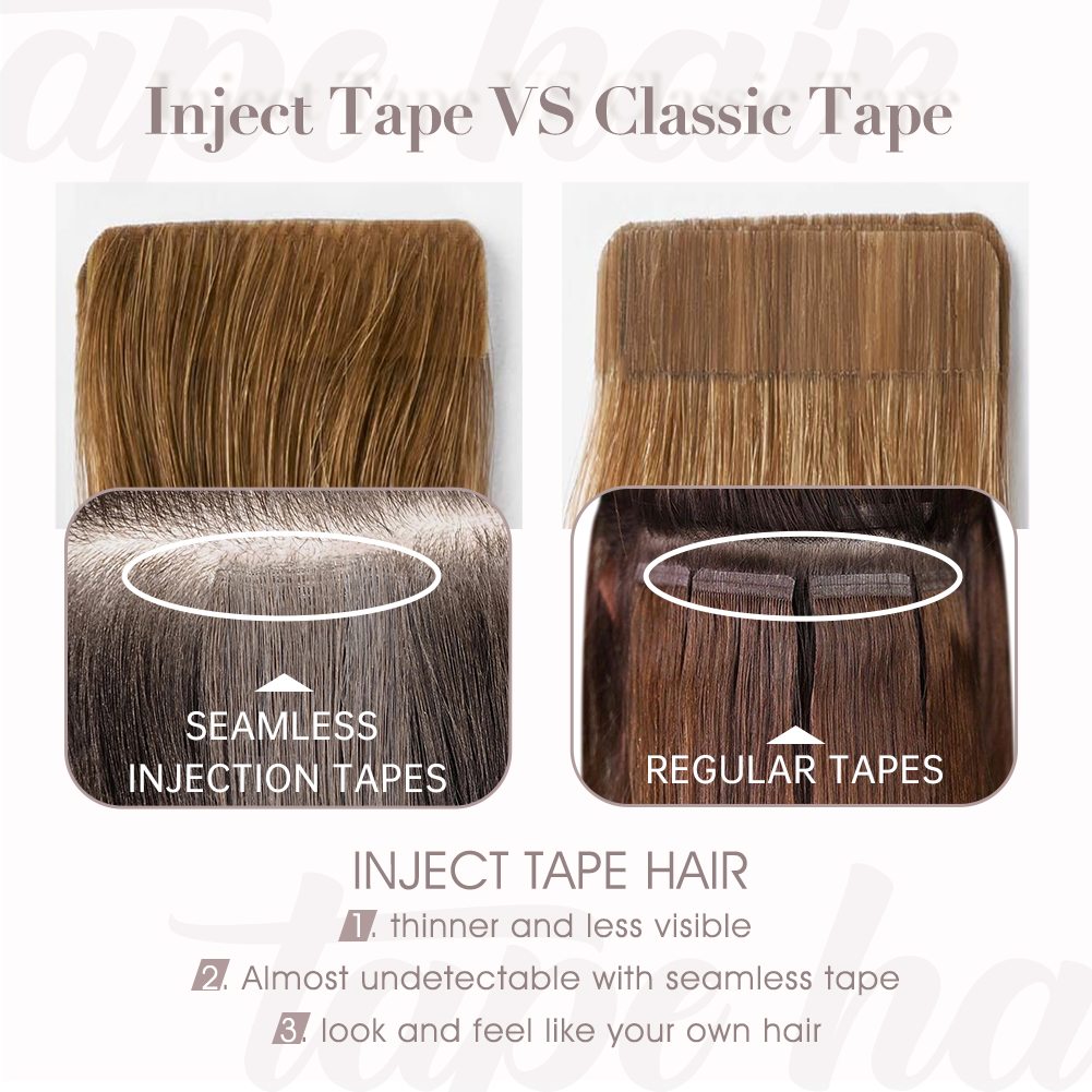 Platinum Blonde Human Hair Tape-In Extensions - 图片 11
